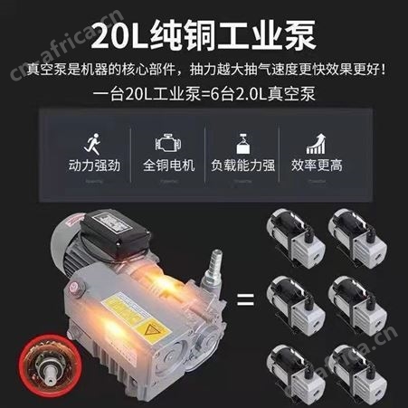 腾拓 全自动真空机熟食抽真空机打包机压缩机 真空包装机干湿两用