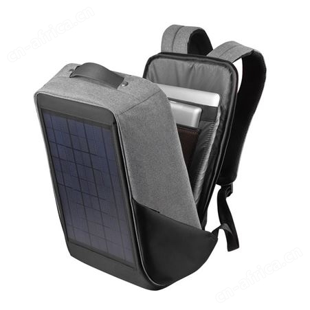 户外光能充电包USB接口可储存起来的太阳能发电板背包