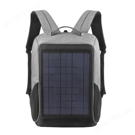 户外光能充电包USB接口可储存起来的太阳能发电板背包