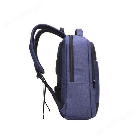 德克士皮具黑色电脑背包可装18寸笔记本适用于大中院校学生书包