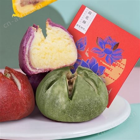 南宋胡记荷花酥中式糕点礼盒零食杭州特产小吃喜饼伴手礼品送长辈