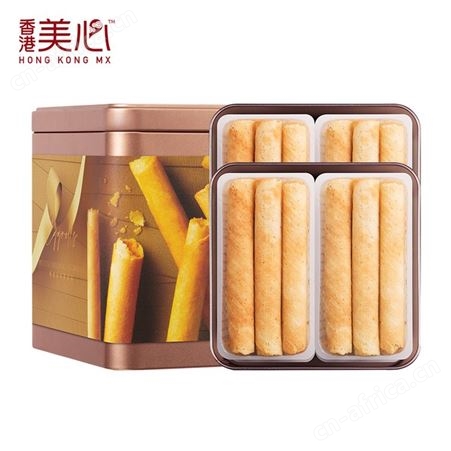 中国香港美心精致原味鸡蛋卷饼干特产糕点礼盒送礼零食进口小吃