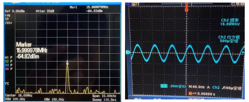 如何使用示波器测试晶振是否起振？